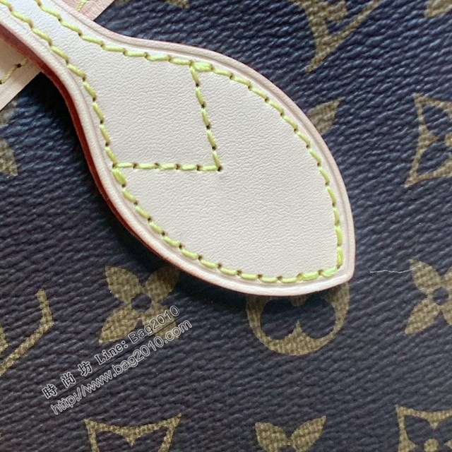 LV專櫃2023經典款M41177法國原廠皮購物袋 路易威登特級全鋼NEVERFULL中號手袋 dn1209